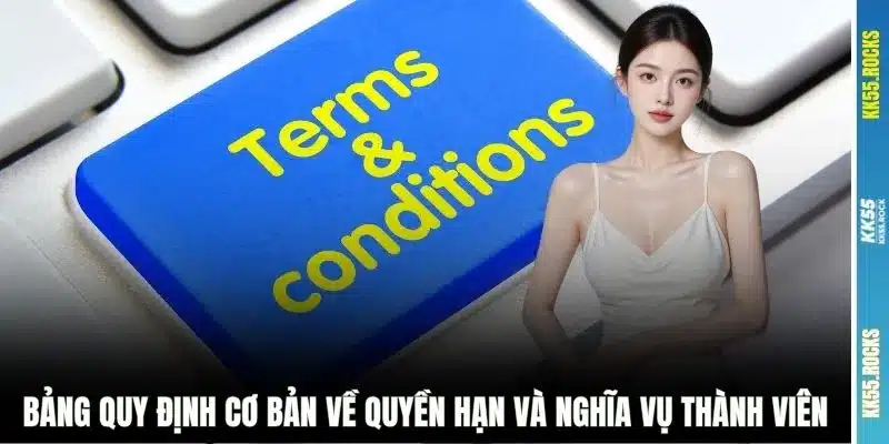 Bảng quy định cơ bản về quyền hạn và nghĩa vụ thành viên